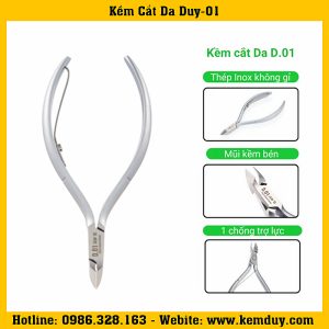Kềm Cắt Da Duy Cuticle Nippers D01 11 thong tin kem cat da d01